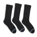 Black Casual Crew Socks 3-Pack