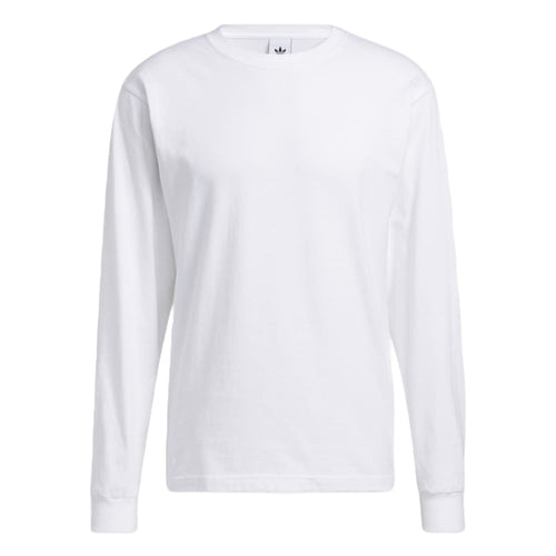 adidas Men's OG Long Sleeve Blank Tee - White